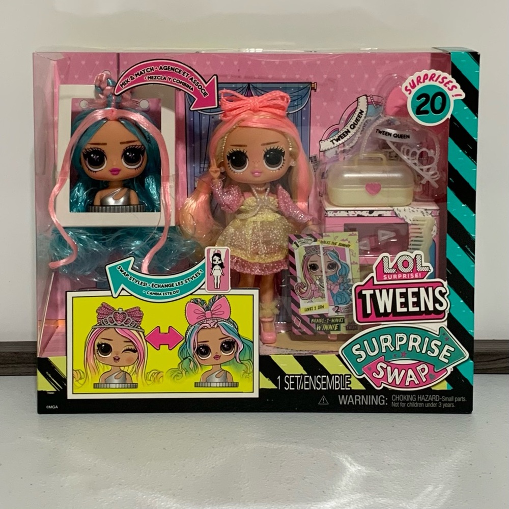 L.O.L. Surprise! Tweens Surprise Swap Braids-2-Waves Winnie Fashion Doll-New